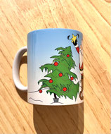 Tasse Samichlaus mit Rentier und Tanne