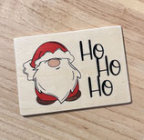 Holz-Postkarte "Samichlaus Ho ho ho"
