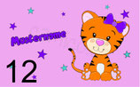Znünibox Tiger-Mädchen MIT NAME