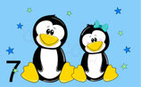 Flasche Pinguine