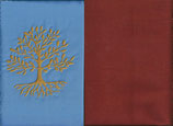 Lebensbaum Hellblau + Rostrot