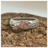 Ring "Noemi", schmal mit Zirkonia in pink (Sale)