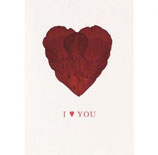 Räder Blumenherz Karte "I love you"