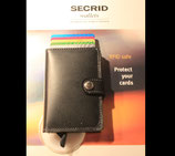 Secrid Miniwallet auf Basis Secrid RFID Cardprotector als Protemonnaie (Rindsleder)