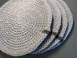 4 Tischsets handmade in perle