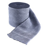 Wikinger Wadenwickel, Fischgrätband, 7 m lang, blaugrau/blau