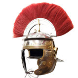 Römerhelm Imperial Gallic -G- Weisenau mit Helmbusch (Centurio)