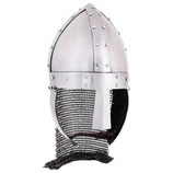 Nasalhelm mit Wangenklappen und Brünne