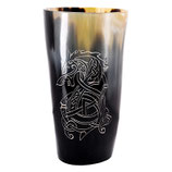 Trinkbecher aus Horn - Fenrir
