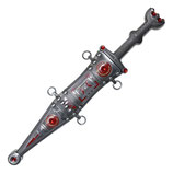 Röm. Prunkdolch "Pugio" mit Scheide, silber
