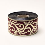 Borte "Ranke" bordeaux/gold, 33mm