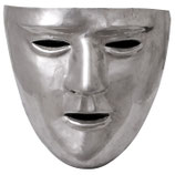Röm. Gesichtsmaske, Messing verzinnt