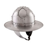Eisenhut mit Wangenklappen, 1,6 mm Stahl