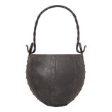 Vernieteter Lagertopf aus Stahl, ca. 10 Liter