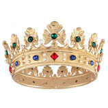 Königliche Krone, Gold mit grünen Steinen
