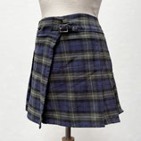 Lady-Kilt, Mini-Rock, blau/grün kariert