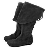 Piraten-Stiefel "Geoffrey" aus Wildleder