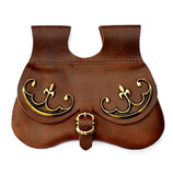 Nierentasche des Mittelalters mit Beschlägen