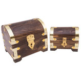 Holztruhe "Bauernkasse gold"