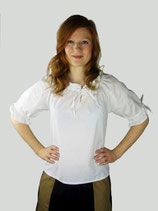 Bluse "Sandra"; Mittelalter Kurzarmbluse