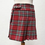 Lady-Kilt, Mini-Rock, rot/grün kariert