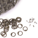 Kettenringe RRR, zum Nieten, 8mm, 1kg Paket