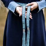 Wikinger Unisex-Gürtel "Vigga", Baumwolle mit Stickerei, div. Farben