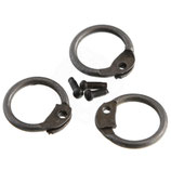 Lose Kettenringe Ø 9 mm / 1,5 mm | Rundring, rund vernietet (1 kg)