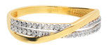Ring Gold Zirkonia