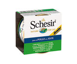 schesir filetti di pollo con aloe - senior - 85g - in gelatina