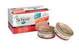 schesir tonnetto con gamberetti - 6 x 50g - natural jelly