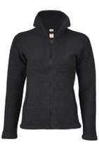 Damen Jacke mit Reißverschluss, tailliert, mit Taschen, dickes Fleece