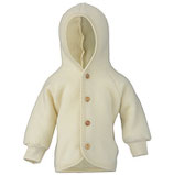 Baby-Kapuzenjacke, Fleece, Wolle