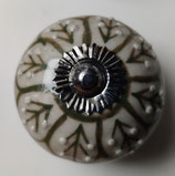 BOUTON ROND ETOILE DU JAIPUR VERTE