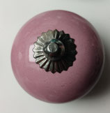 BOUTON ROND ROSE DRAGEE