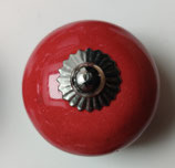 BOUTON ROND ROUGE BAISER