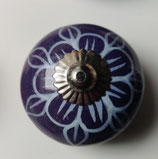BOUTON ROND PETUNIA BLANC