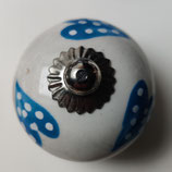 BOUTON ROND COEUR AZUR