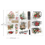 Redesign With Prima© Transfert XMAS TAG