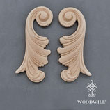 Woodwill Decorative  set 2 pieces - 12 X 4 CM