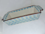 Kuchenform Keramik blau/bordeaux