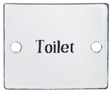Schild Emaille IB Laursen Toilet