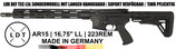 Lux Def Tec LDT L5L 16,75" LL AR15 Langer Handguard 223Rem *EWB Pflichtig