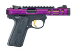 RUGER PISTOLE MARK IV 22/45 LITE .22 LR 4,4"/11,18CM LILA ANODIZED 1/2"-28 halbautomatische Pistole, 22lr. *EWB Pflichtig