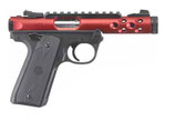 RUGER PISTOLE MARK IV 22/45 LITE .22 LR 4,4"/11,18CM ROT ANODIZED 1/2"-28 halbautomatische Pistole, 22lr. *EWB Pflichtig