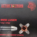 Geco 9 mm Luger Action Extreme 7,0g/108grs. VPE: 20 Schuss *EWB Pflichtig
