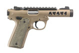 RUGER PISTOLE MARK IV 22/45 LITE .22 LR 4,4"/11,18CM FDE CERAKOTE 1/2"-28 halbautomatische Pistole, 22lr. *EWB Pflichtig