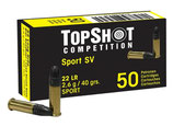 TOPSHOT Competition .22 lfb. Black Edition SV 2,6g/40grs. *EWB Pflichtig 5000 Schuss - MEGA MENGENDEAL!!