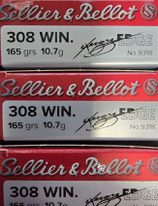 Sellier & Bellot 308Win eXergy EDGE 10,7g/165grs. VPE: 20 *EWB Pflichtig