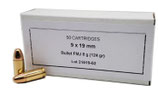 PPU Munition 9x19 Rangemaster (PPRM9B), VPE: 50, FMJ 124gr 9mm Luger 1000 Schuss *EWB Pflichtig